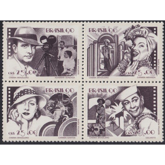 Brasil Brazil 1969/72 1990 Cine Brasileño MNH Brasil Brazil 1969/72 1990 Cine Brasileño MNH