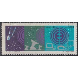 Brasil Brazil 1980 1990 25 Años de EMBRATEL Telecomunicaciones MNH Brasil Brazil 1980 1990 25 Años de EMBRATEL Telecomunicaciones MNH