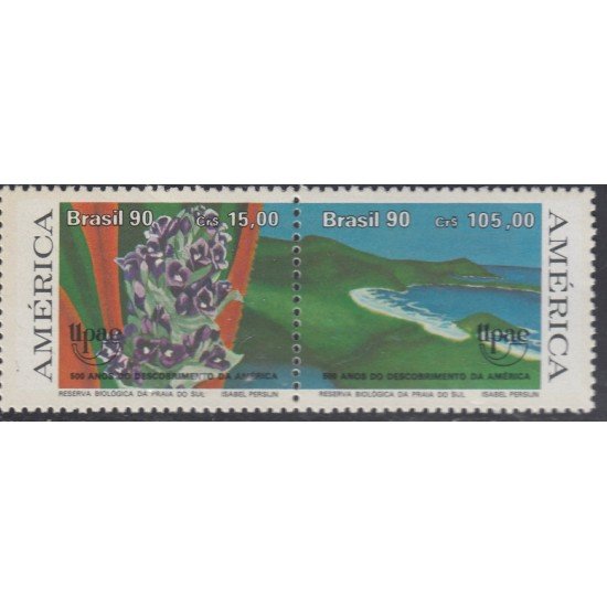 Brasil Brazil 1985/86 1990 América Upae Descubrimiento de América MNH Brasil Brazil 1985/86 1990 América Upae Descubrimiento de América MNH
