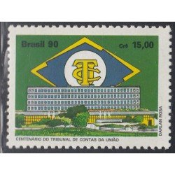 Brasil Brazil 1990 1990 Centenario del Tribunal de Cuentas de la Unión MNH Brasil Brazil 1990 1990 Centenario del Tribunal de Cuentas de la Unión MNH