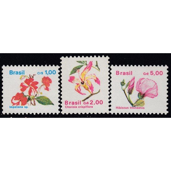 Brasil Brazil 1993/95 1990 Serie Antigua Flor Brasileña Flowers MNH Brasil Brazil 1993/95 1990 Serie Antigua Flor Brasileña Flowers MNH
