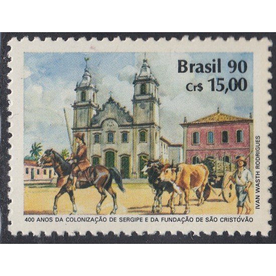 Brasil Brazil 1999 1990 400 Años de la colonización de Sergipe MNH Brasil Brazil 1999 1990 400 Años de la colonización de Sergipe MNH