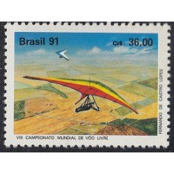 Brasil Brazil 2008 1991 8º Campeonato de vuelo libre MNH Brasil Brazil 2008 1991 8º Campeonato de vuelo libre MNH