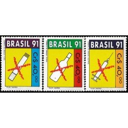 Brasil Brazil 2012/14 1991 Lucha contra formas de intoxicación MNH Brasil Brazil 2012/14 1991 Lucha contra formas de intoxicación MNH