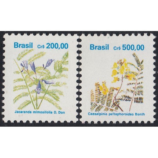 Brasil Brazil 2023/24 1991 Serie Antigua Flores Brasileñas Flowers MNH Brasil Brazil 2023/24 1991 Serie Antigua Flores Brasileñas Flowers MNH