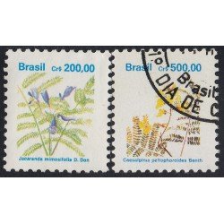 Brasil Brazil 2023/24 1991 Serie Antigua Flores Brasileñas Flowers Usado Brasil Brazil 2023/24 1991 Serie Antigua Flores Brasileñas Flowers Usado