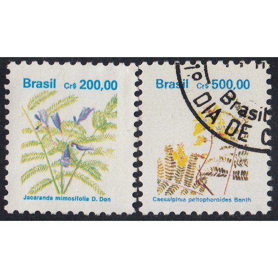 Brasil Brazil 2023/24 1991 Serie Antigua Flores Brasileñas Flowers Usado Brasil Brazil 2023/24 1991 Serie Antigua Flores Brasileñas Flowers Usado