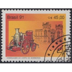 Brasil Brazil 2026 1991 Homenaje al cuerpo de Bomberos Usado Brasil Brazil 2026 1991 Homenaje al cuerpo de Bomberos Usado