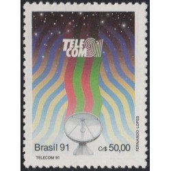 Brasil Brazil 2037 1991 Telecom Forum Mundial MNH Brasil Brazil 2037 1991 Telecom Forum Mundial MNH