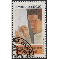 Brasil Brazil 2043 1991 Pintor Lasar Ségall Usado Brasil Brazil 2043 1991 Pintor Lasar Ségall Usado