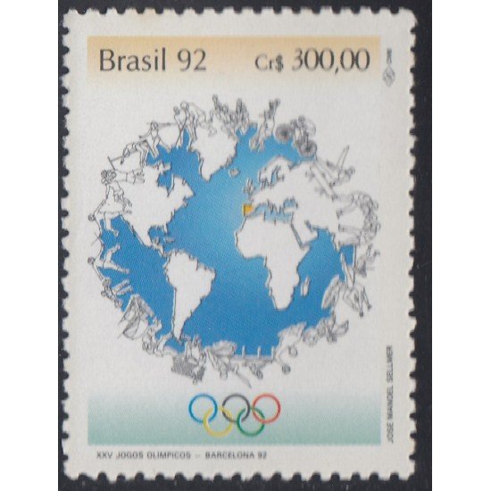 Brasil Brazil 2060 1992 XXV Juegos olímpicos en Barcelona MNH Brasil Brazil 2060 1992 XXV Juegos olímpicos en Barcelona MNH