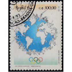 Brasil Brazil 2060 1992 XXV Juegos olímpicos en Barcelona Usado Brasil Brazil 2060 1992 XXV Juegos olímpicos en Barcelona Usado