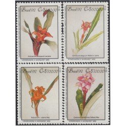 Brasil Brazil 2078/81 1992 Flores flowers MNH Brasil Brazil 2078/81 1992 Flores flowers MNH