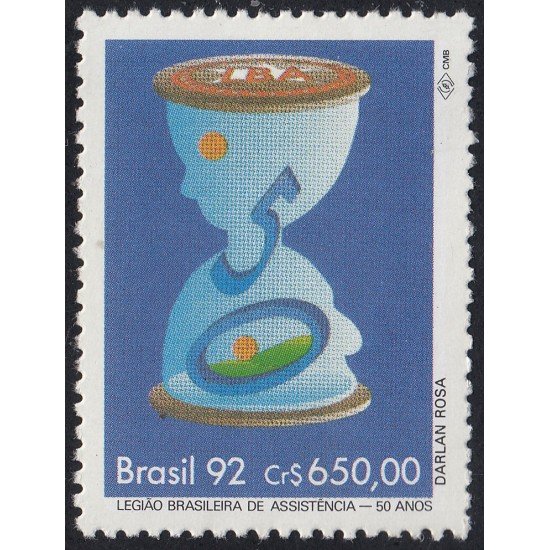 Brasil Brazil 2091 1992 50 Años de la Legión brasileña de asistencia MNH Brasil Brazil 2091 1992 50 Años de la Legión brasileña de asistencia MNH