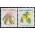 Brasil Brazil 2093/94 1992 Serie Antigua Flores Flowers MNH