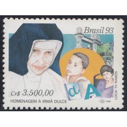 Brasil Brazil 2104 1992 Homenaje a Irma Dulce MNH Brasil Brazil 2104 1992 Homenaje a Irma Dulce MNH