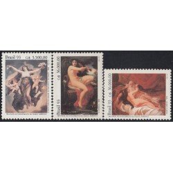 Brasil Brazil 2109/11 1992 Obras de pinturas Pedro Américo MNH Brasil Brazil 2109/11 1992 Obras de pinturas Pedro Américo MNH