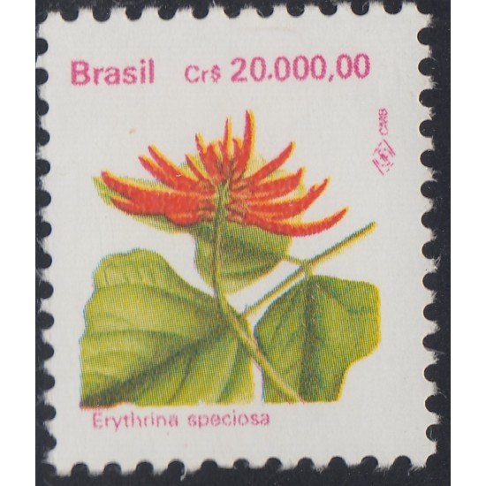 Brasil Brazil 2131 1992 Serie Antigua Flor Brasileña MNH Brasil Brazil 2131 1992 Serie Antigua Flor Brasileña MNH