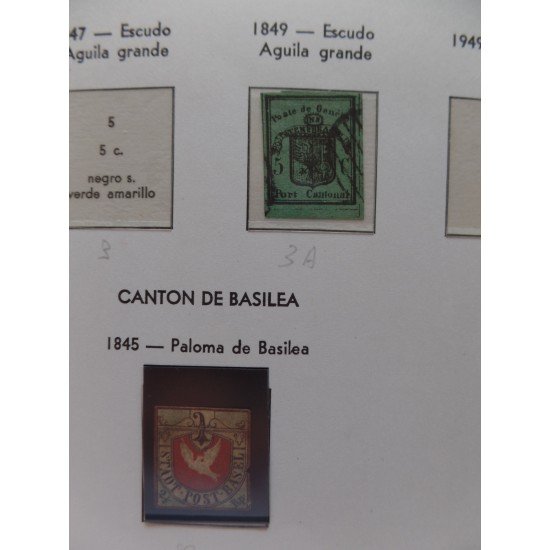 Colección Collection Suiza Suisse Helvetia 1845 - 1968 Bale Basel Colección Collection Suiza Suisse Helvetia 1845 - 1968 Bale Basel