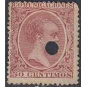España Spain Telégrafos 224T 1889/99 MH