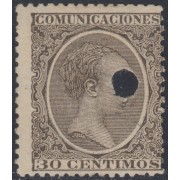 España Spain Telégrafos 222T 1889/99 MH
