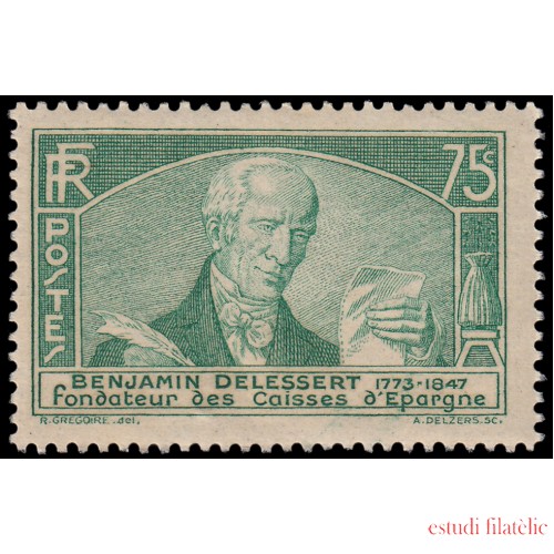 France Francia  303 1935 Congreso internacional de cajas de ahorros Paris MNH