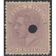 España Spain Telégrafos 211T 1882 MH