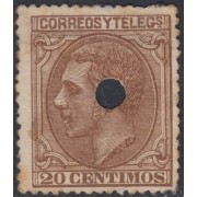 España Spain Telégrafos 203T 1879 MH