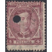 España Spain Telégrafos 181T 1876 Usado
