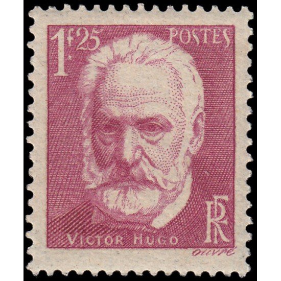 France Francia 304 1935 50 aniv. de la muerte de Victor Hugo MNH
