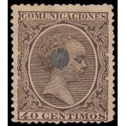 España Spain Telégrafos 223T 1889/99 MH