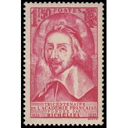 France Francia 305 1935 Centenario de la Academia francesa Richellieu MNH