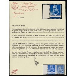 España Spain Variedad 2879f 1985 Juan Carlos I MNH España Spain Variedad 2879f 1985 Juan Carlos I MNH