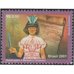 Brasil Brazil 2731 2001 Homenaje a Madalena Caramuru. Primera mujer alfabeta MNH Brasil Brazil 2731 2001 Homenaje a Madalena Caramuru. Primera mujer alfabeta MNH
