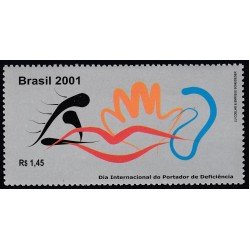 Brasil Brazil 2743 2001 Día Mundial de las personas discapacitadas MNH Brasil Brazil 2743 2001 Día Mundial de las personas discapacitadas MNH