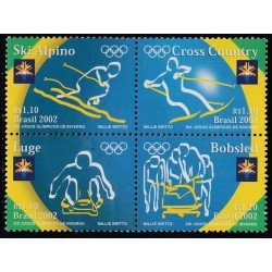 Brasil Brazil 2750/53 2002 Juegos Olímpicos de invierno MNH Brasil Brazil 2750/53 2002 Juegos Olímpicos de invierno MNH