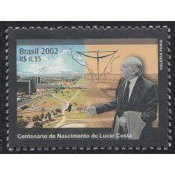 Brasil Brazil 2754 2002 Arquitecto Lucio Costa MNH Brasil Brazil 2754 2002 Arquitecto Lucio Costa MNH
