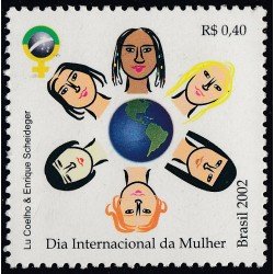 Brasil Brazil 2755 2002 Día Mundial de la Mujer MNH Brasil Brazil 2755 2002 Día Mundial de la Mujer MNH