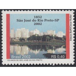 Brasil Brazil 2756 2002 150 Años de la Ciudad de Sao Jose do Rio Preto MNH Brasil Brazil 2756 2002 150 Años de la Ciudad de Sao Jose do Rio Preto MNH