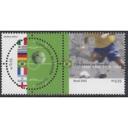 Brasil Brazil 2758/2759 2002 Los Campeones del Mundo de Fútbol del siglo 20 MNH Brasil Brazil 2758/2759 2002 Los Campeones del Mundo de Fútbol del siglo 20 MNH