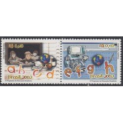 Brasil Brazil 2760/2761 2002 Evolución de la Educación brasileña MNH Brasil Brazil 2760/2761 2002 Evolución de la Educación brasileña MNH