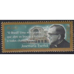 Brasil Brazil 2762 2002 100° del nac. Jose Maria Escrivá de Balaguer MNH Brasil Brazil 2762 2002 100° del nac. Jose Maria Escrivá de Balaguer MNH