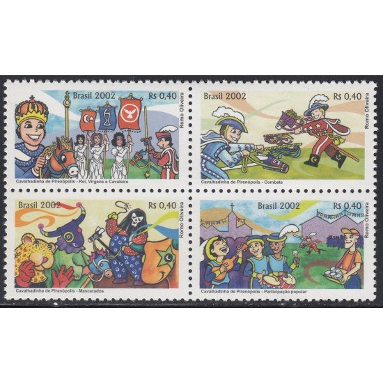 Brasil Brazil 2769/72 2002 Cuentos Infantiles MNH