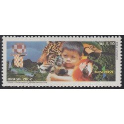 Brasil Brazil 2781 2002 Protección a la naturaleza MNH Brasil Brazil 2781 2002 Protección a la naturaleza MNH