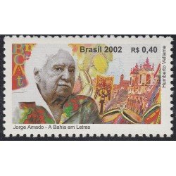 Brasil Brazil 2784 2002 Literatura brasileña. Escritor Jorge Amado MNH Brasil Brazil 2784 2002 Literatura brasileña. Escritor Jorge Amado MNH