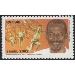 Brasil Brazil 2786 2002 Atleta Ferreira de Silva, 10 veces campeón olímpico MNH Brasil Brazil 2786 2002 Atleta Ferreira de Silva, 10 veces campeón olímpico MNH