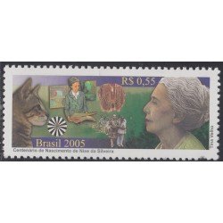 Brasil Brazil 2907 2005 Medicina. Dra. Nise de Silveira. Psiquiatra MNH Brasil Brazil 2907 2005 Medicina. Dra. Nise de Silveira. Psiquiatra MNH