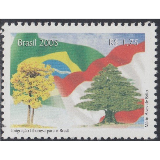 Brasil Brazil 2909 2005 Inmigración Libanesa a Brasil MNH Brasil Brazil 2909 2005 Inmigración Libanesa a Brasil MNH