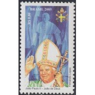 Brasil Brazil 2911 2005 A la memoria de SS el Papa Juan Pablo II MNH