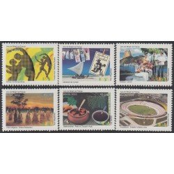 Brasil Brazil 2912/17 2005 Año de Brasil en Francia MNH Brasil Brazil 2912/17 2005 Año de Brasil en Francia MNH